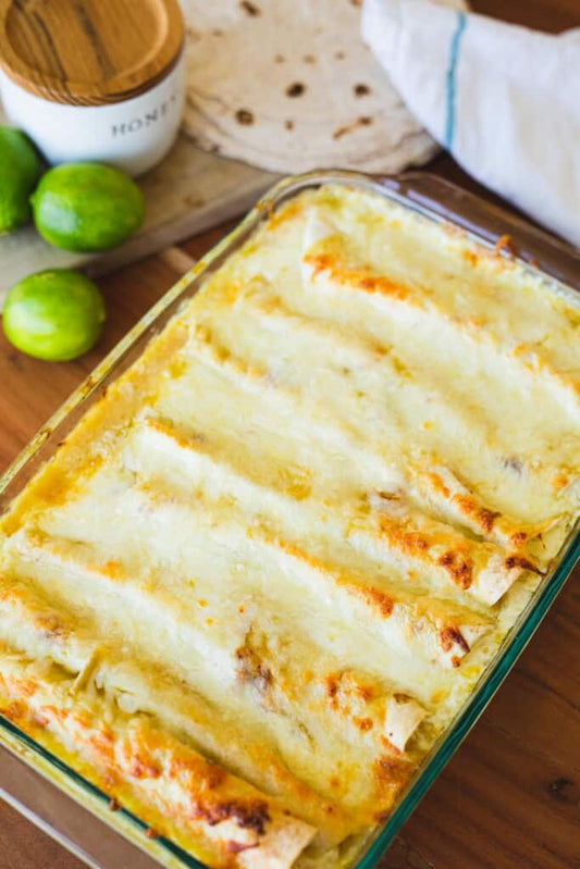 Spicy Honey Lime Enchiladas